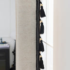 Tenda decorativa con nappe