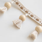 Tenda decorativa con nappine