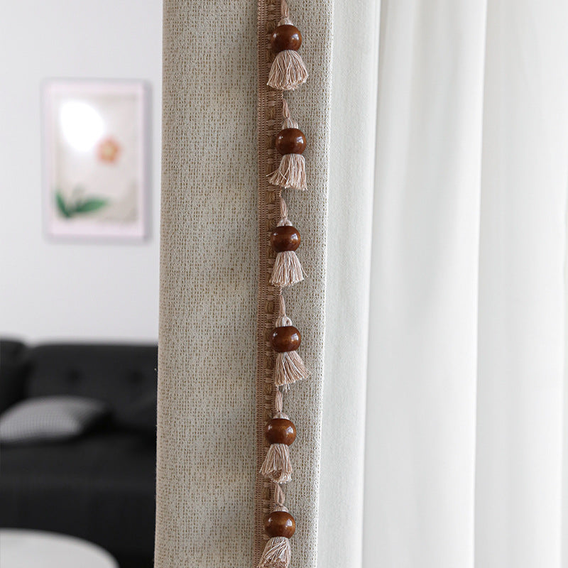 Tenda decorativa con nappine