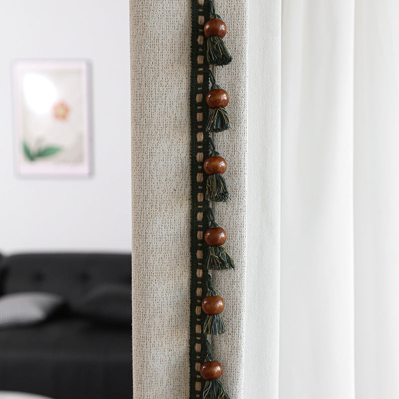 Tenda decorativa con nappine