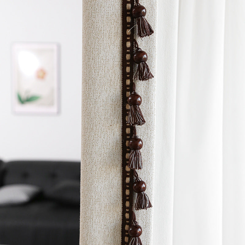 Tenda decorativa con nappine