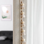 Tenda decorativa con nappine