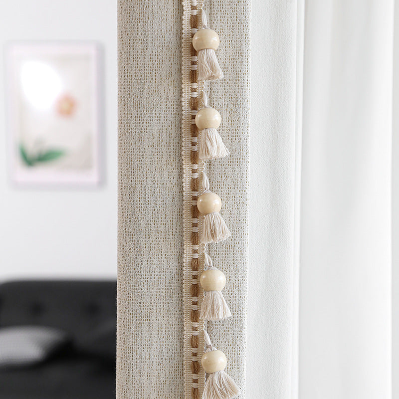 Tenda decorativa con nappine