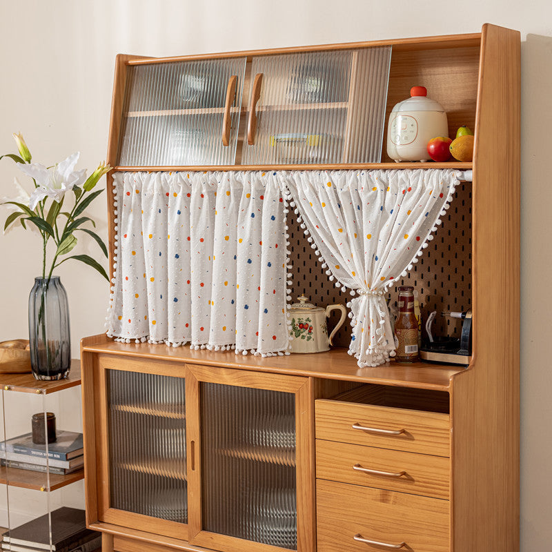 Tenda decorativa da cucina con stampa fragole