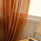 Tenda a pannello boho all'uncinetto Amber Glow