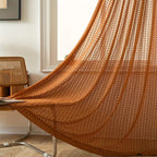 Tenda a pannello boho all'uncinetto Amber Glow