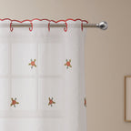 Tende decorative natalizie per finestre
