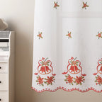 Tende decorative natalizie per finestre