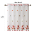 Tende decorative natalizie per finestre
