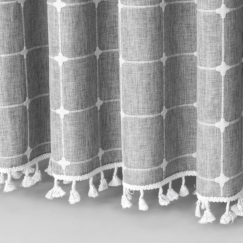 Tende decorative per finestre a quadri