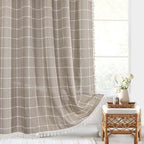Tende decorative per finestre a quadri