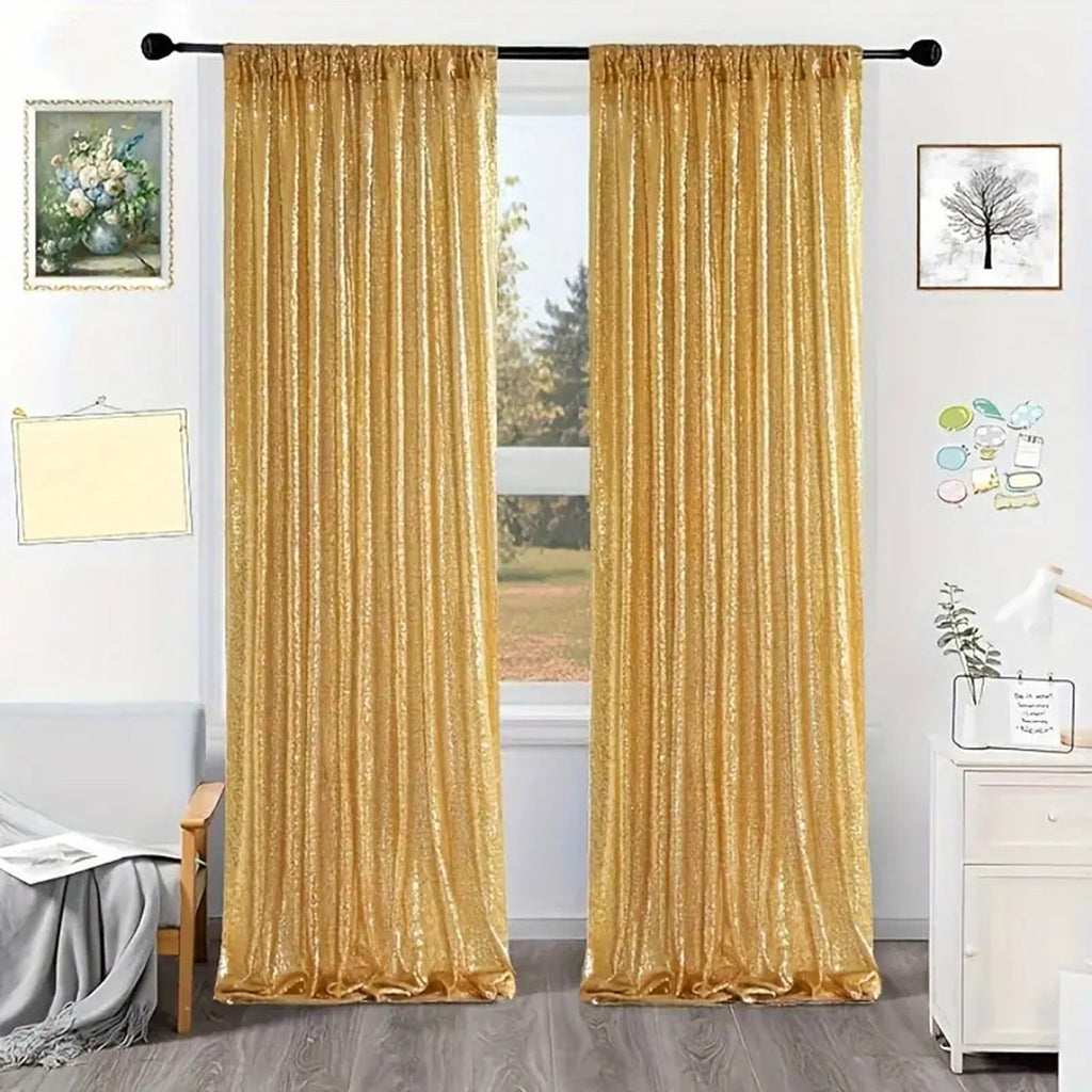 Tende luminose effetto shimmer per finestre
