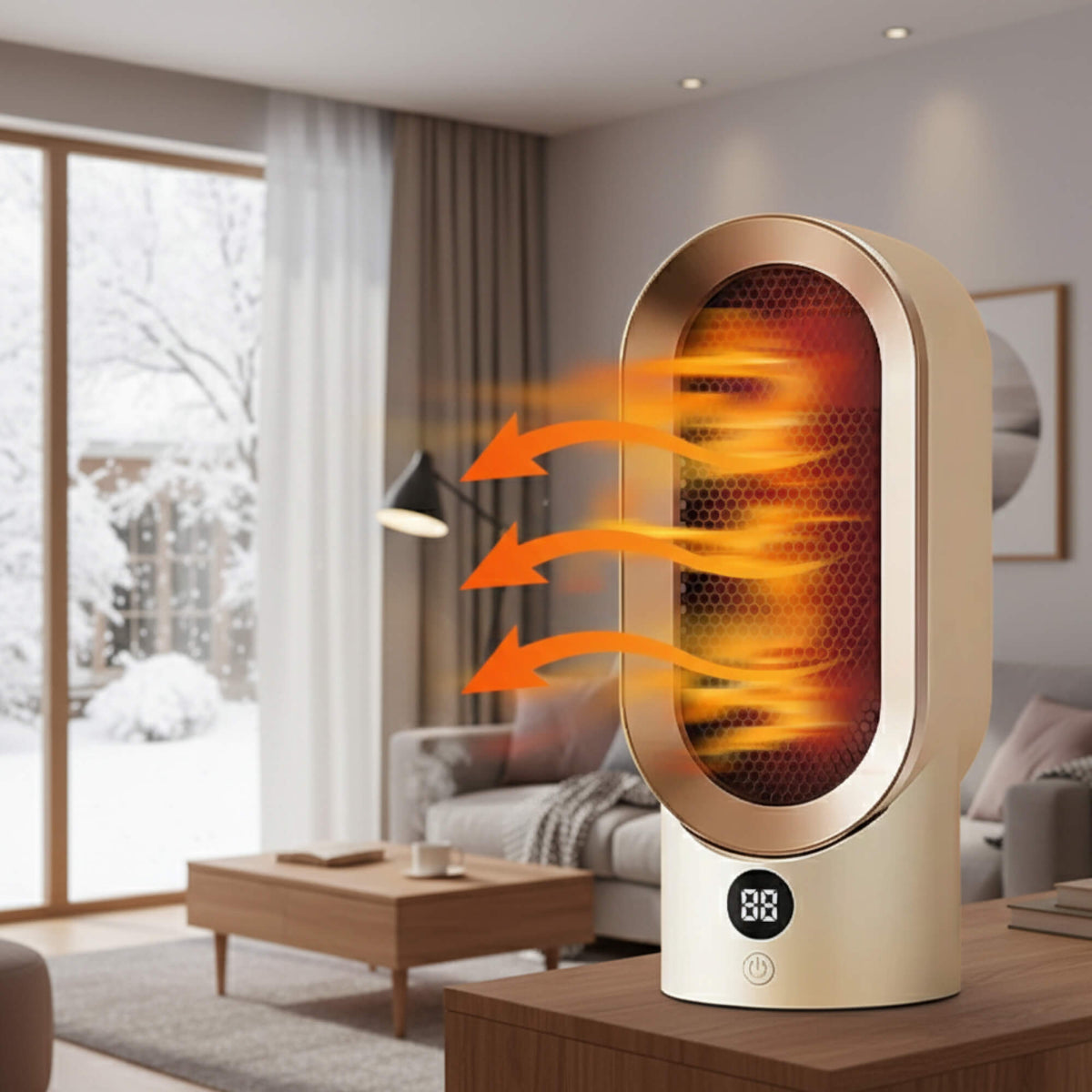 Termoventilatore a basso consumo per piccoli ambienti