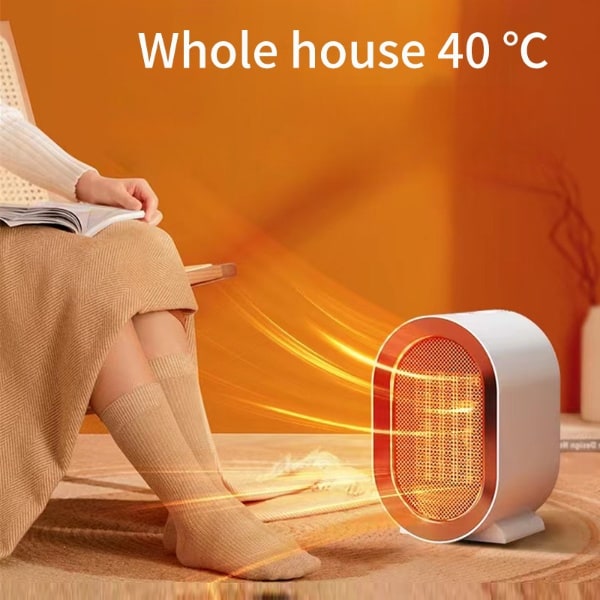Termoventilatore ceramico portatile compatto da scrivania ad alta efficienza energetica