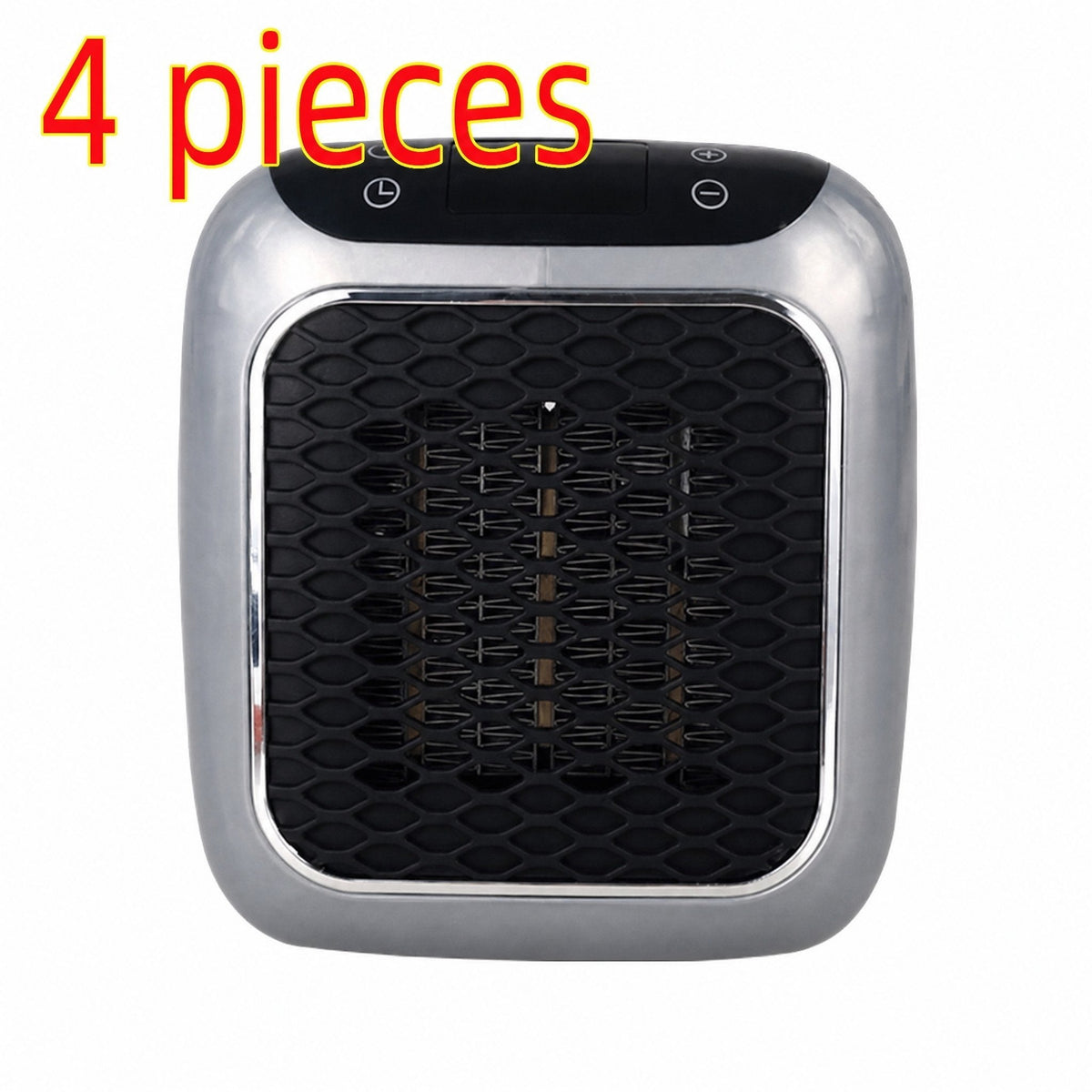 Termoventilatore da presa con display digitale e griglia a nido d'ape