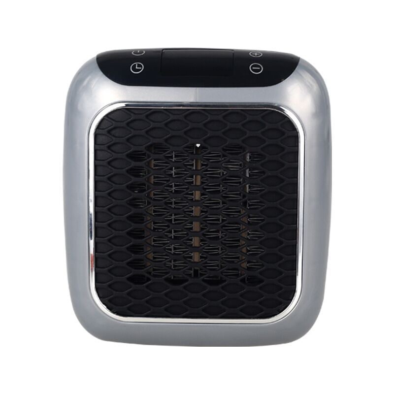 Termoventilatore da presa con display digitale e griglia a nido d'ape