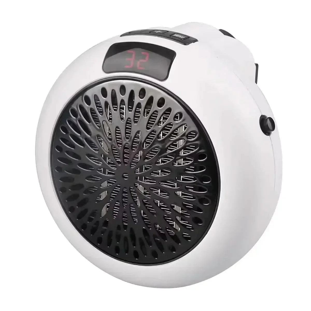 Termoventilatore elettrico con telecomando da parete o scrivania
