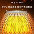 Termoventilatore elettrico portatile 1500 W con tecnologia PTC