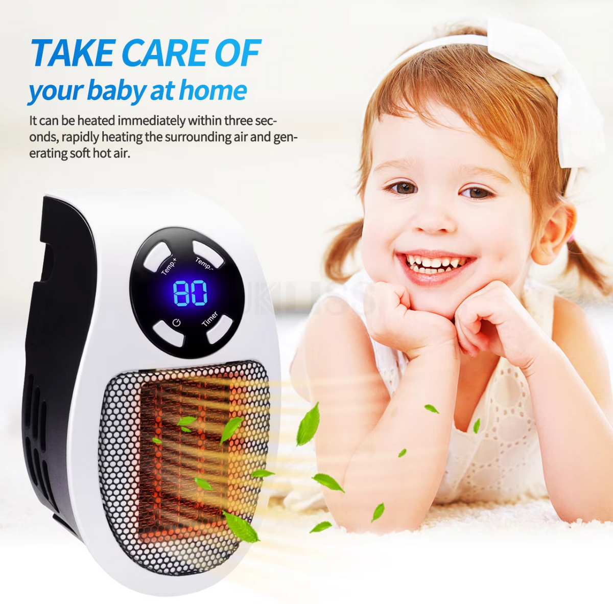Termoventilatore portatile LuxaHeat per un calore avvolgente ovunque