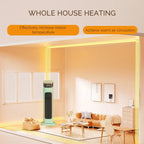 Termoventilatore PTC con temperatura regolabile, telecomando e timer