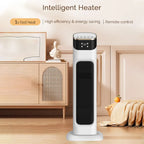 Termoventilatore PTC con temperatura regolabile, telecomando e timer
