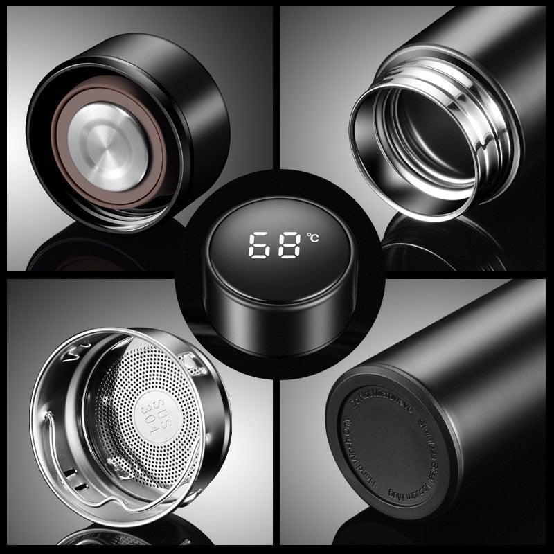 Thermos intelligente con display LED della temperatura