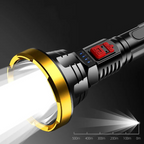 Torcia LED 90.000 lumen – Faro tattico ricaricabile USB con illuminazione super potente