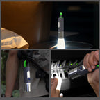 Torcia LED ricaricabile da 1000 lumen con moschettone