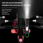 Torcia LED ricaricabile da 1000 lumen con moschettone