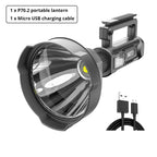 Torcia LED ricaricabile ad alta potenza 90.000 lumen
