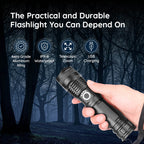 Torcia LED ricaricabile USB ultra potente