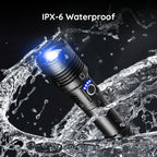 Torcia LED ricaricabile USB ultra potente