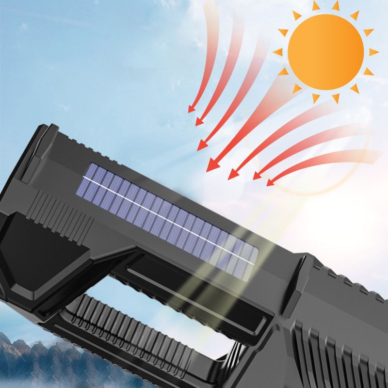 Torcia portatile a doppia testa super luminosa