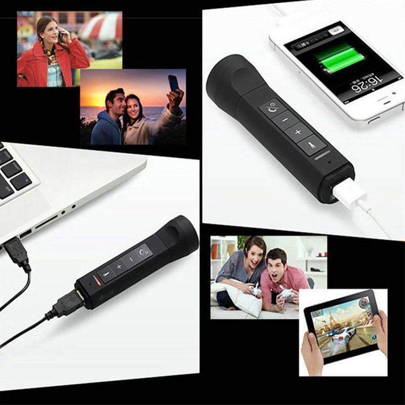 Torcia wireless 4 in 1 con speaker Bluetooth e powerbank