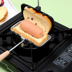 Tostiera antiaderente doppia faccia per toast e snack veloci
