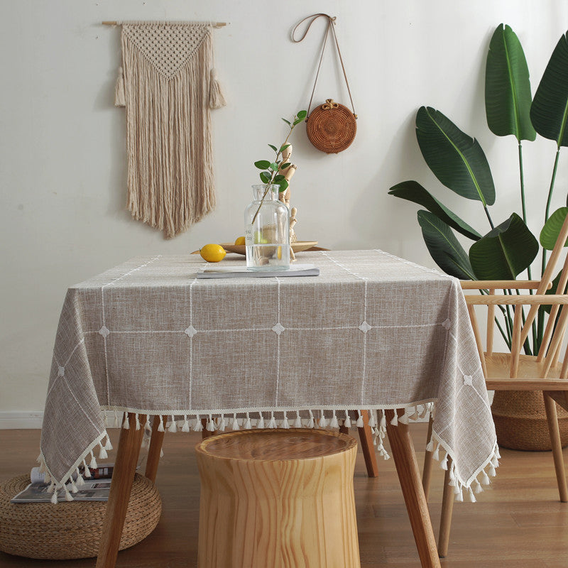 Tovaglia decorativa con nappe