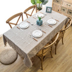 Tovaglia decorativa con nappe