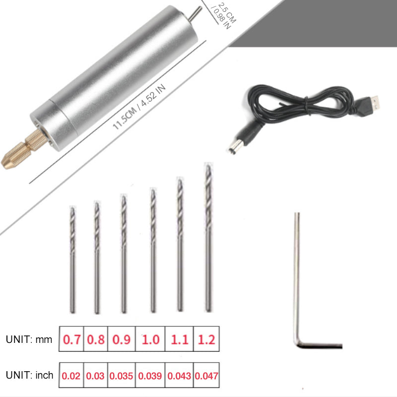 Trapano elettrico multifunzione ricaricabile USB