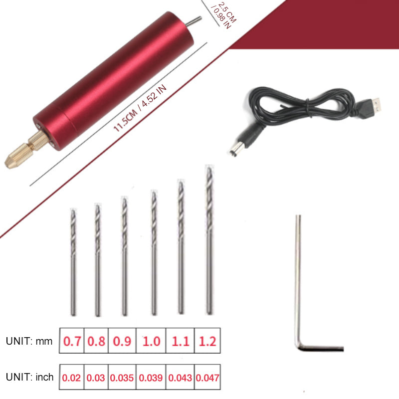 Trapano elettrico multifunzione ricaricabile USB