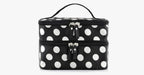 Trousse a pois con doppia zip