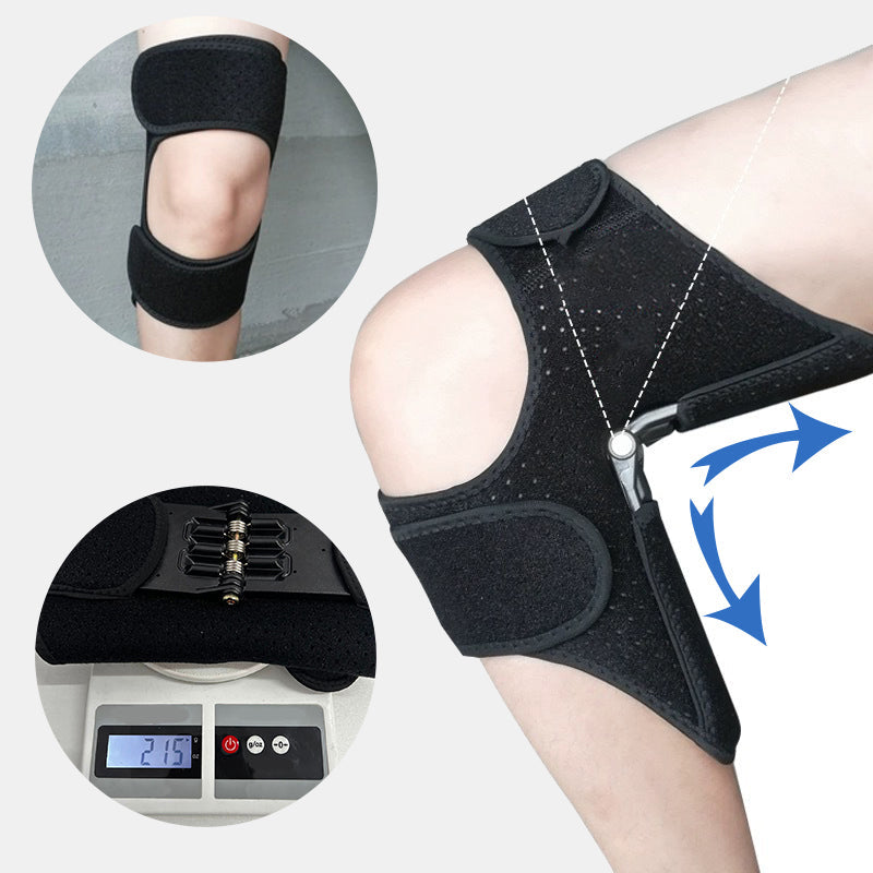 Tutore ginocchio regolabile con cerniere – FlexiKnee