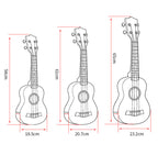 Ukulele decorativo