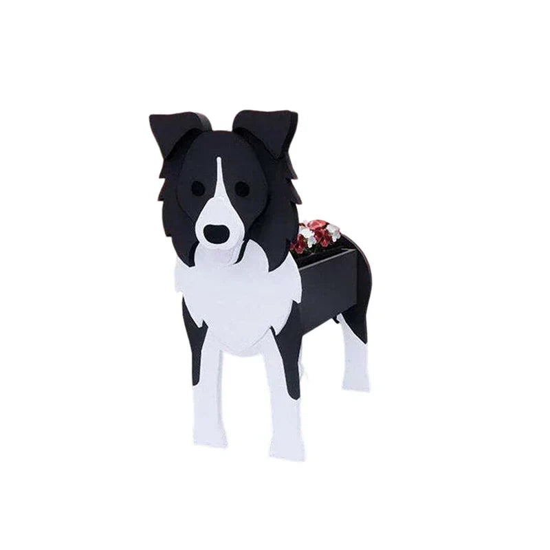 Vaso a forma di cane — contenitore decorativo per piante