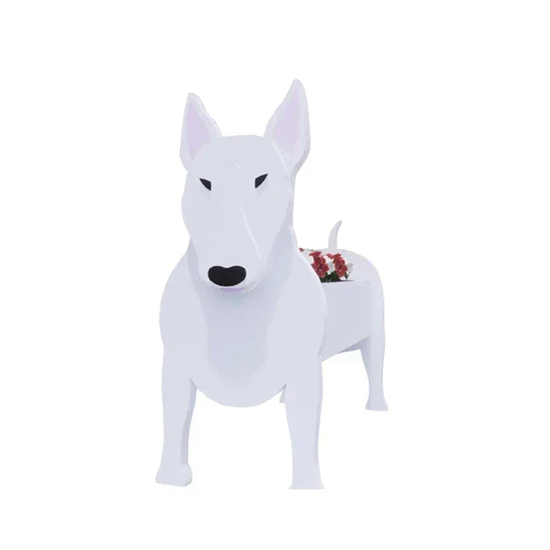 Vaso a forma di cane — contenitore decorativo per piante