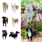 Vaso a forma di cane — contenitore decorativo per piante