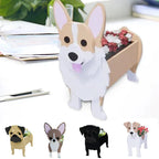 Vaso a forma di cane — contenitore decorativo per piante