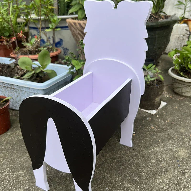 Vaso a forma di cane — contenitore decorativo per piante