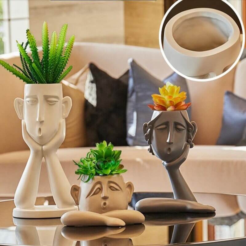 Vaso decorativo a forma di mucca