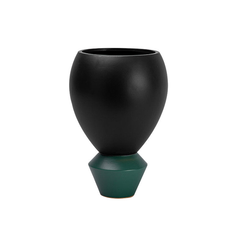 Vaso decorativo artistico geometrico