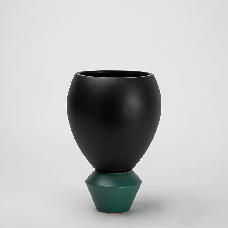 Vaso decorativo artistico geometrico